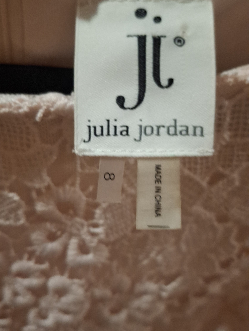 julia jordan Cream and Coral Lace Sheath Dress - Picture 6 of 16